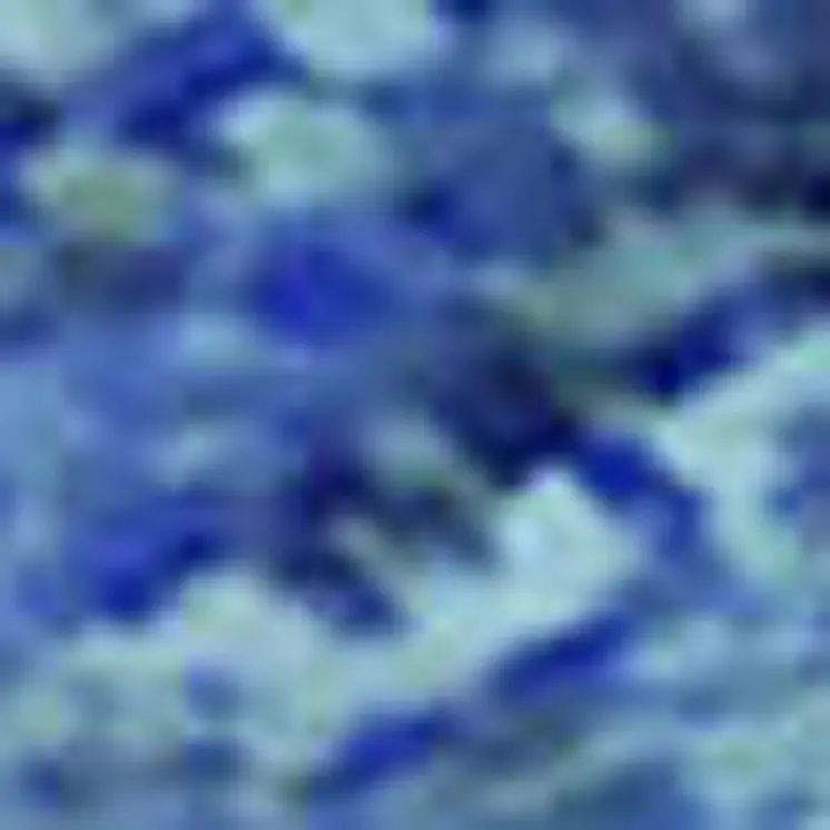 3' X 5' Blue And Ivory Abstract Washable Area Rug With UV Protection