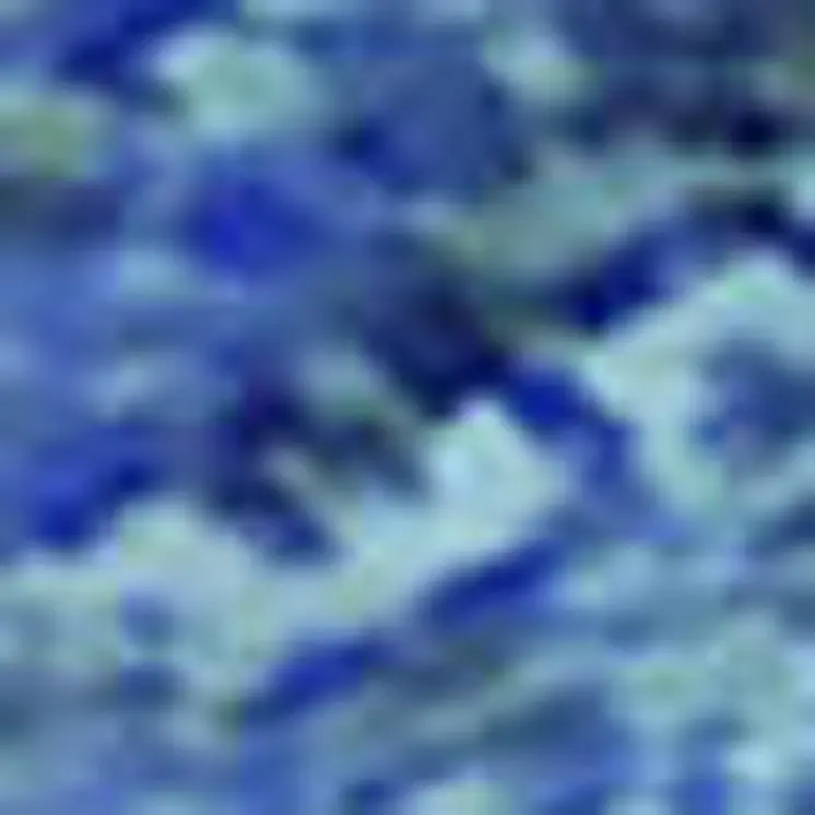 9' X 12' Blue And Ivory Abstract Washable Area Rug With UV Protection