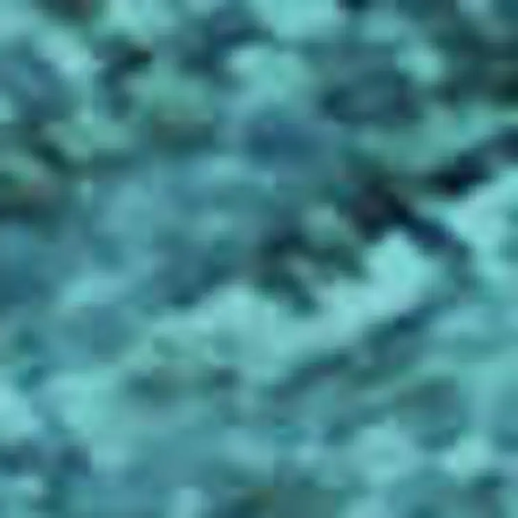 10' X 14' Teal And Ivory Abstract Washable Area Rug With UV Protection
