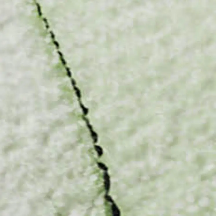9' X 12' Green And Ivory Abstract Washable Area Rug With UV Protection
