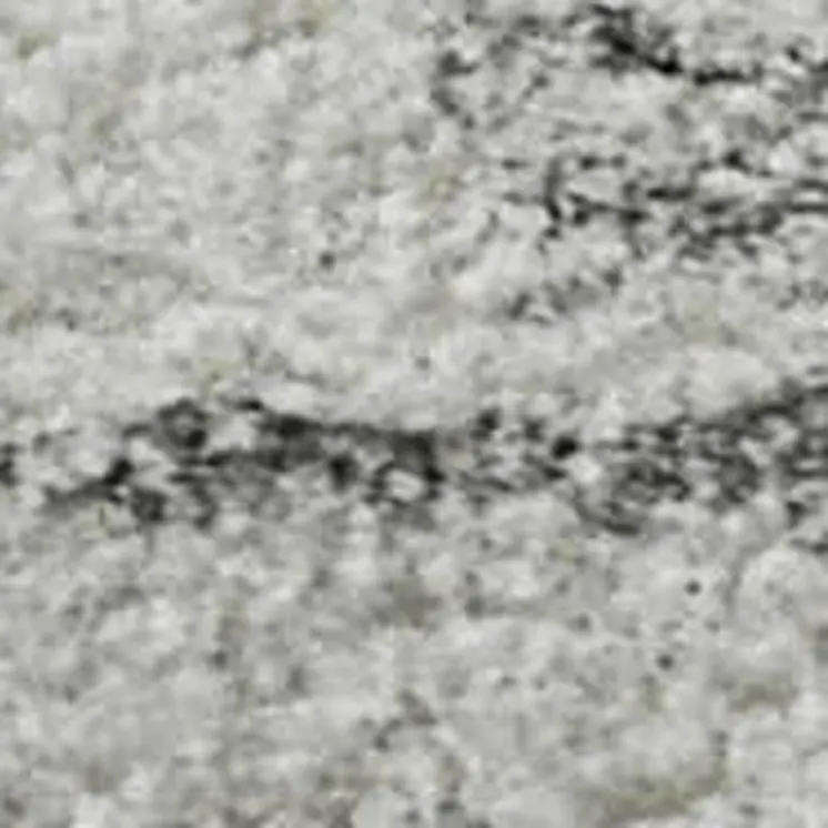 5' X 8' Silver And Gray Abstract Washable Area Rug With UV Protection