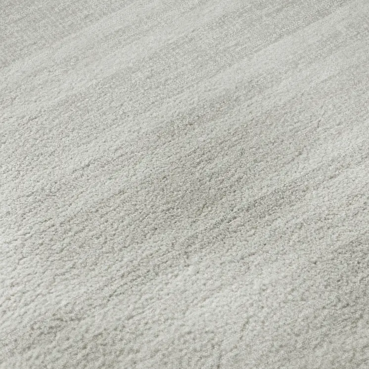 8' X 10' Ivory And Gray Striped Washable Area Rug With UV Protection
