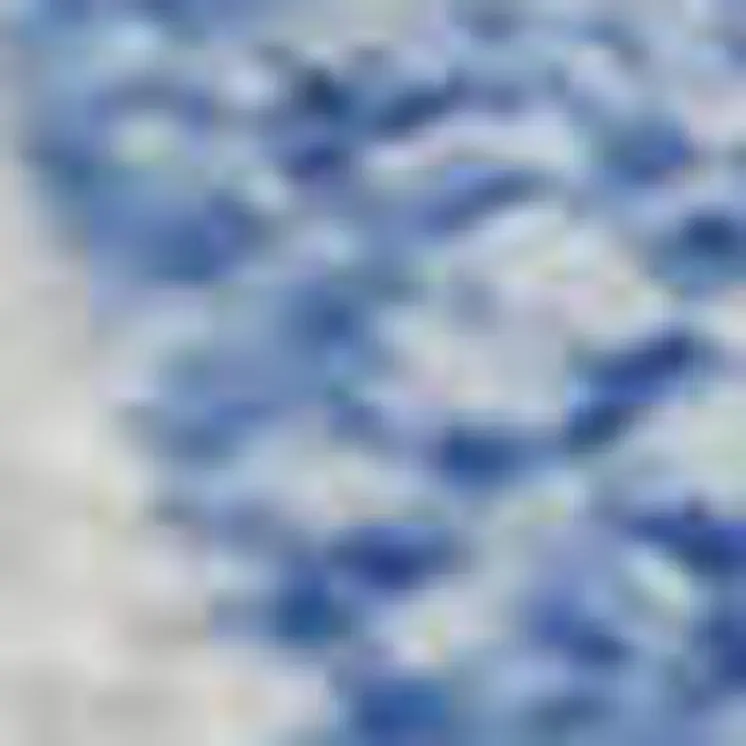 3' X 5' Denim Blue And Ivory Geometric Washable Area Rug With UV Protection
