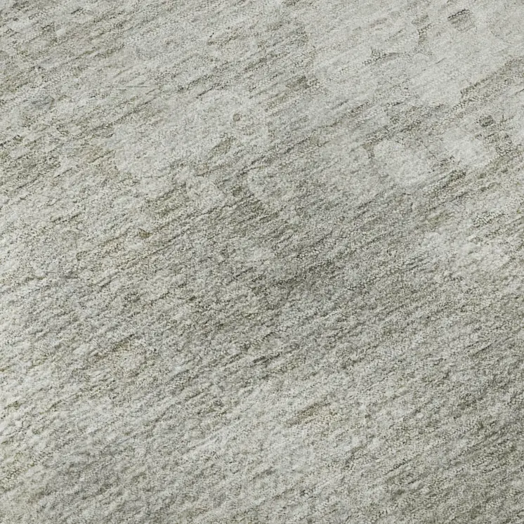 3' X 5' Beige And Ivory Abstract Washable Area Rug With UV Protection