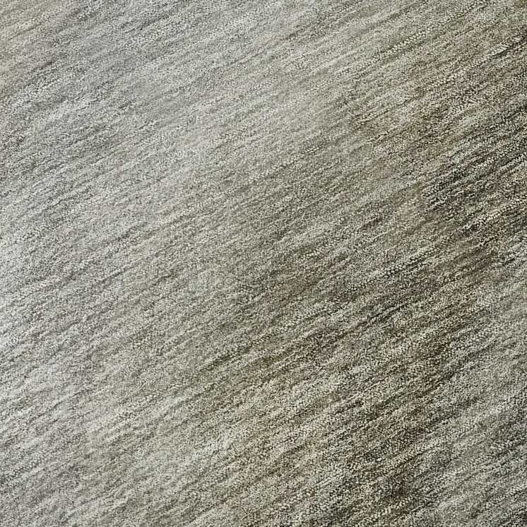 9' X 12' Taupe Gold And Gray Ombre Washable Area Rug With UV Protection