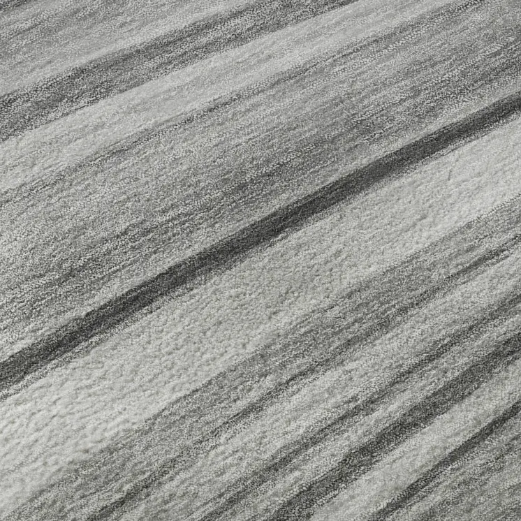 10' X 14' Gray And Ivory Abstract Washable Area Rug With UV Protection