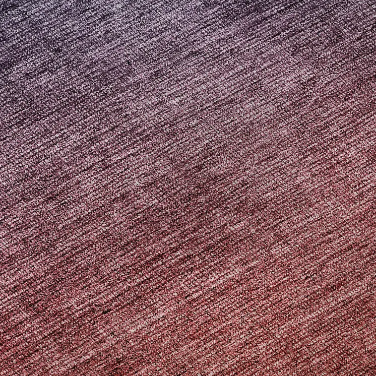 8' X 10' Navy Blue And Red Ombre Washable Area Rug With UV Protection