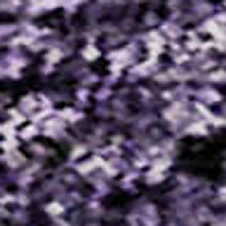 5' X 8' Purple Gray And Ivory Abstract Washable Area Rug With UV Protection