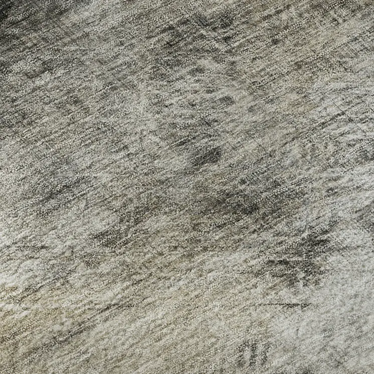 9' X 12' Beige Gray And Ivory Abstract Washable Area Rug With UV Protection