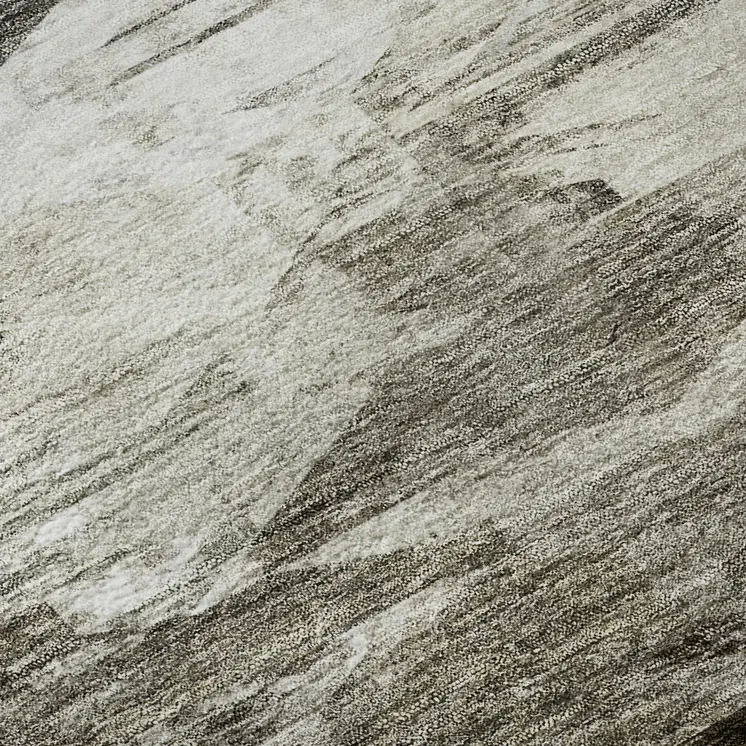 10' X 14' Taupe And Ivory Abstract Washable Area Rug With UV Protection