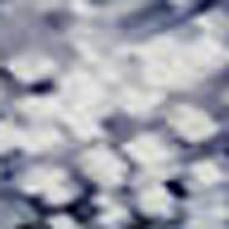 8' X 10' Sky Blue And Gray Striped Washable Area Rug With UV Protection
