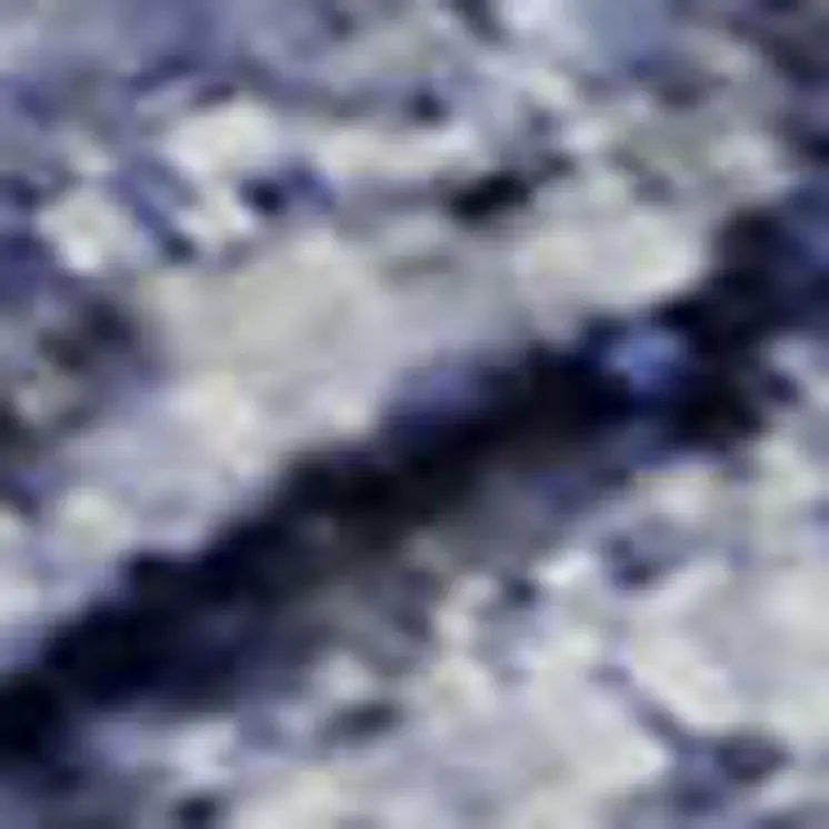 5' X 8' Navy Blue And Ivory Abstract Washable Area Rug With UV Protection