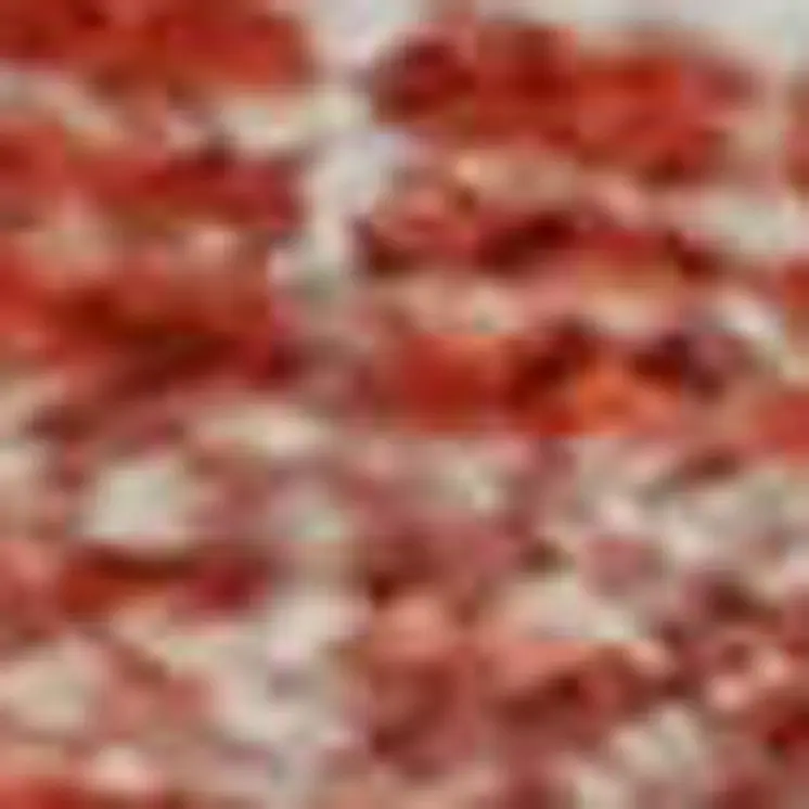 8' X 10' Red And Ivory Geometric Washable Area Rug With UV Protection