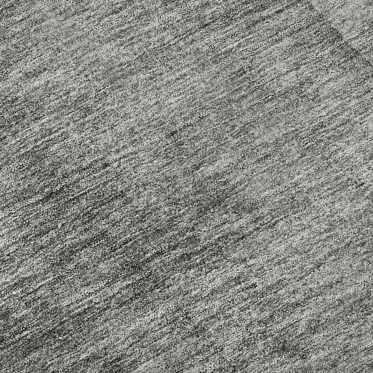 9' X 12' Gray And Ivory Ombre Washable Area Rug With UV Protection