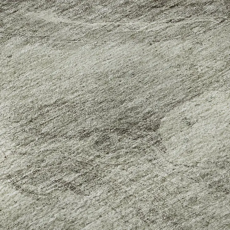8' X 10' Taupe And Ivory Abstract Washable Area Rug With UV Protection