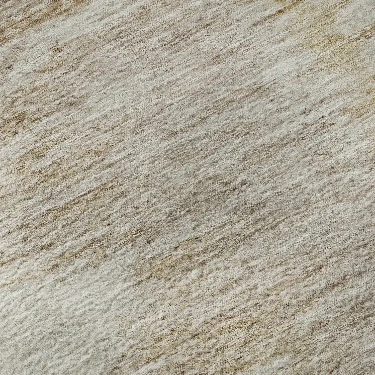 8' X 10' Brown Ivory And Gray Woodland Lodge Washable Area Rug With UV Protection