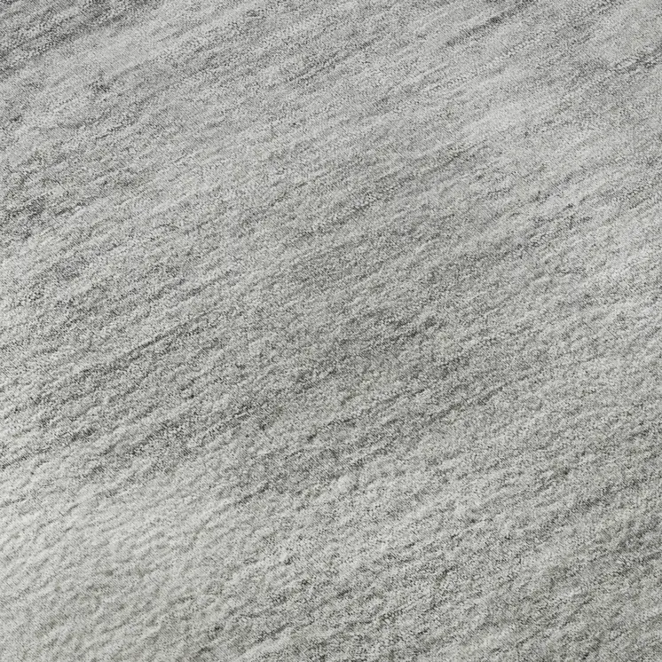 8' X 10' Gray And Ivory Woodland Lodge Washable Area Rug With UV Protection