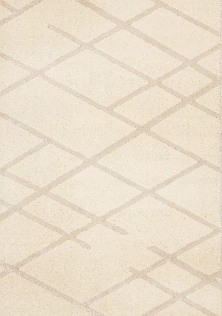 8' X 11' Cream Area Rug