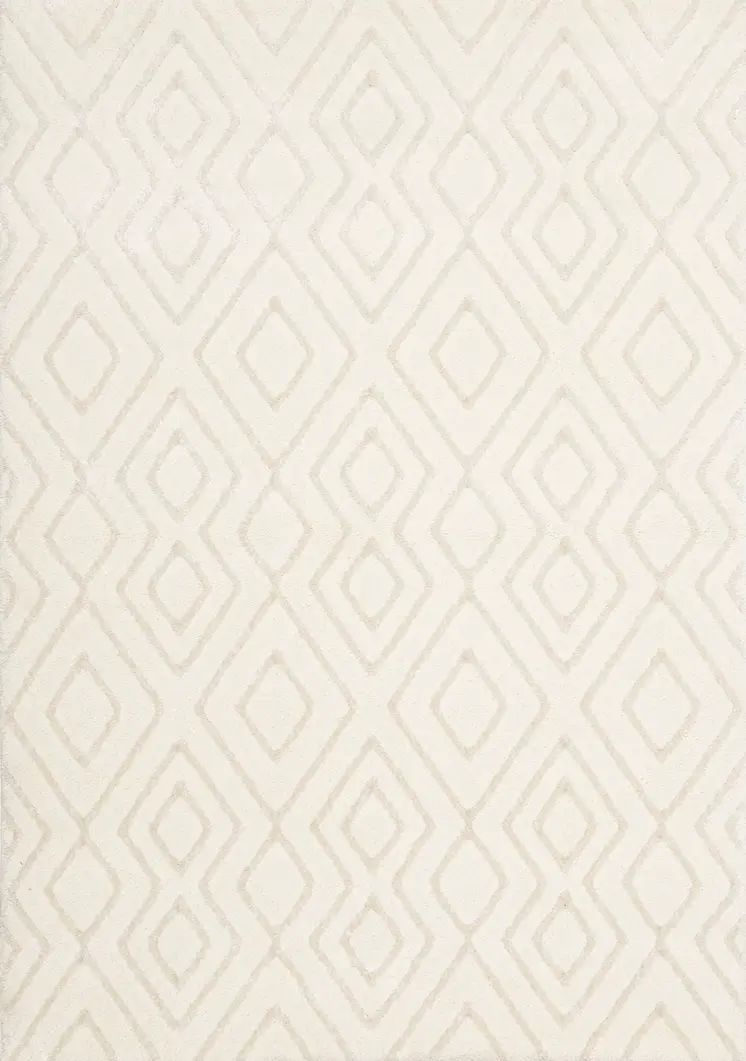 8' X 11' Cream Area Rug