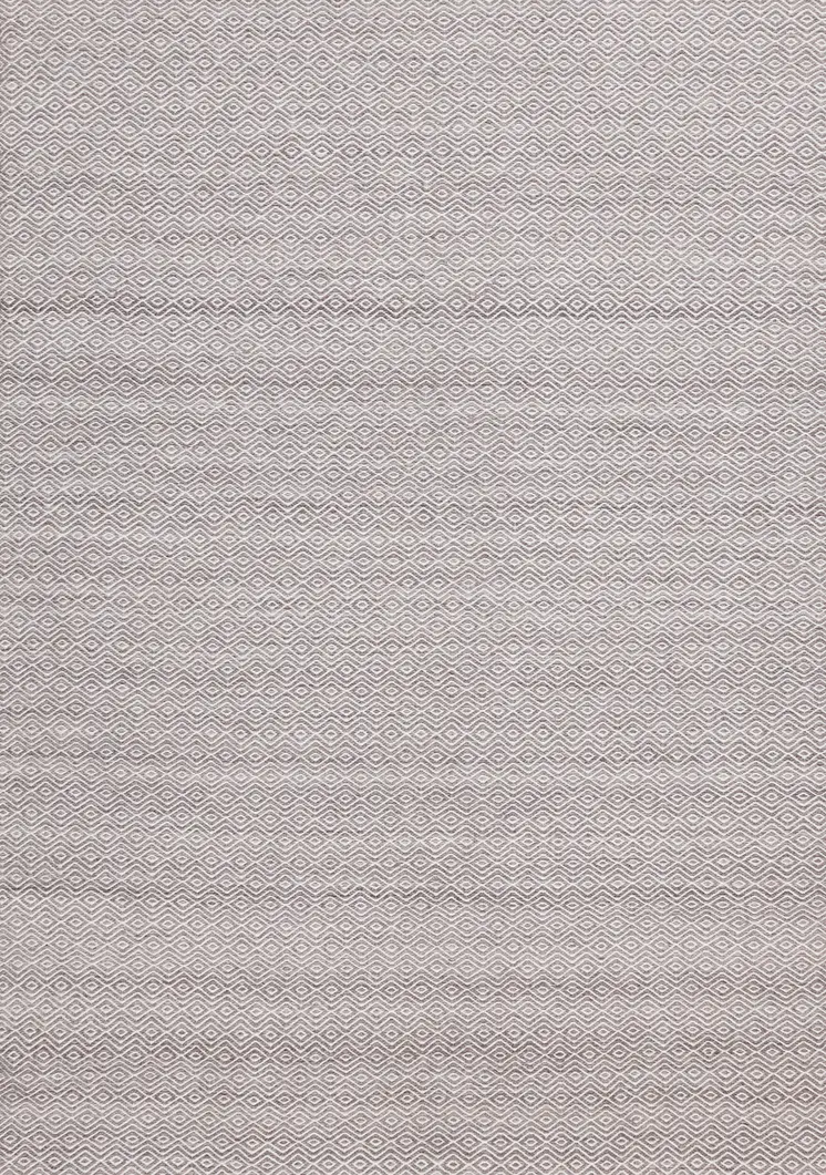 5' X 8' Beige And Cream Geometric Hand Woven Area Rug