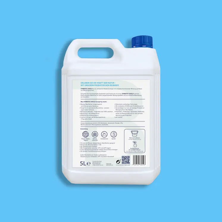 SYNBIOTIC SHIELD - Multicleaner Pro<br/><br/>natürlich reinigen mit guten Bakterien | Probiotischer Allzweckreiniger | Konzentrat | Geruchsneutralisierer | Soforteffekt gegen Uringerüche | Boden- Fenster- Glas- Badreiniger  | Hotel