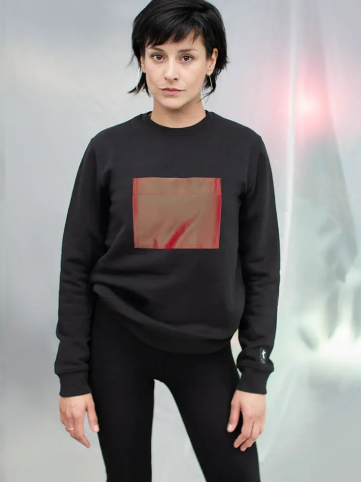 Jiba Sweatshirt - Black Iridescent