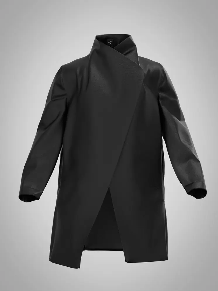 Koto Coat - Waterproof Black