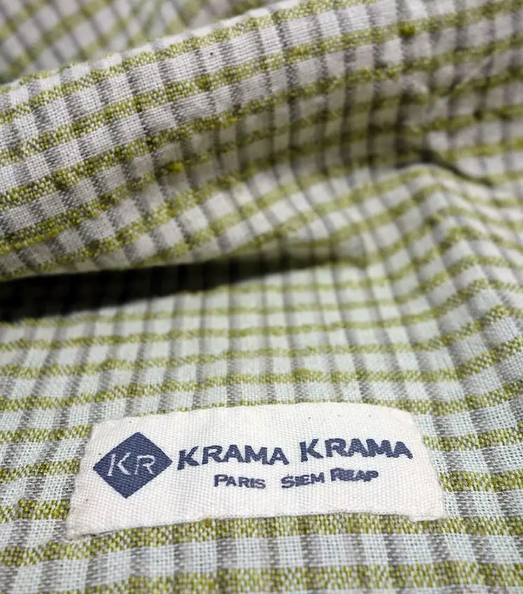 Krama en soie Or