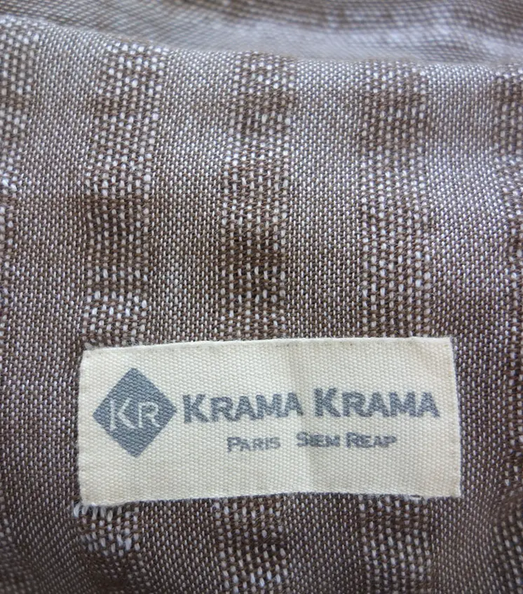 Krama marron uni