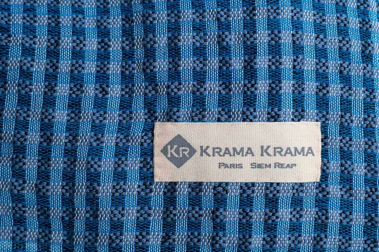 Krama bleu Outre-Mer