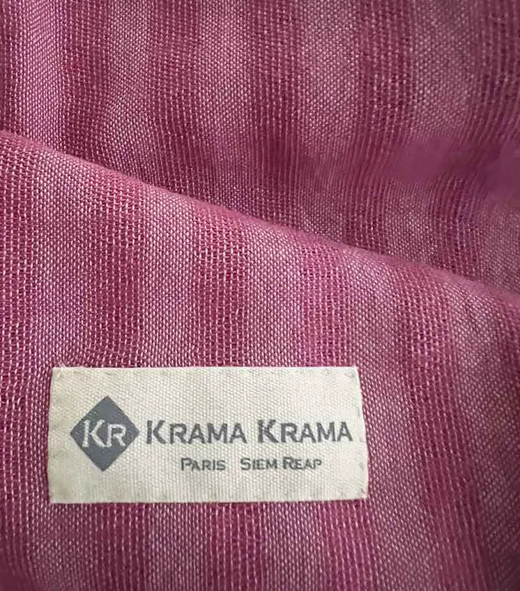 Krama pourpre uni