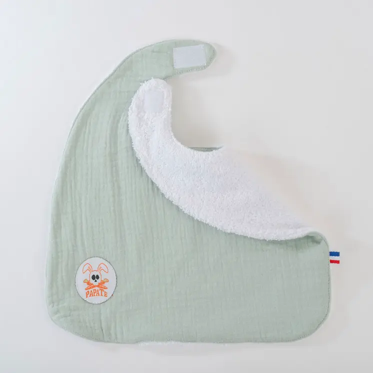 Bavoir en Coton Bio Vert