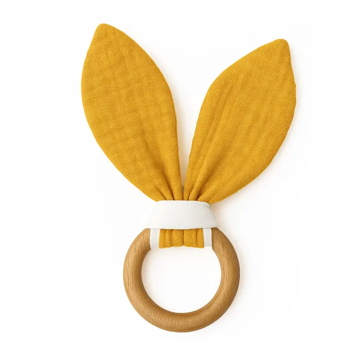 Anneau de Dentition en Coton Bio Honey