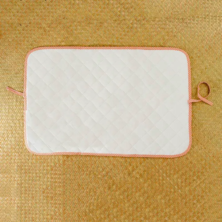 Tapis à Langer en Coton Bio Vichy