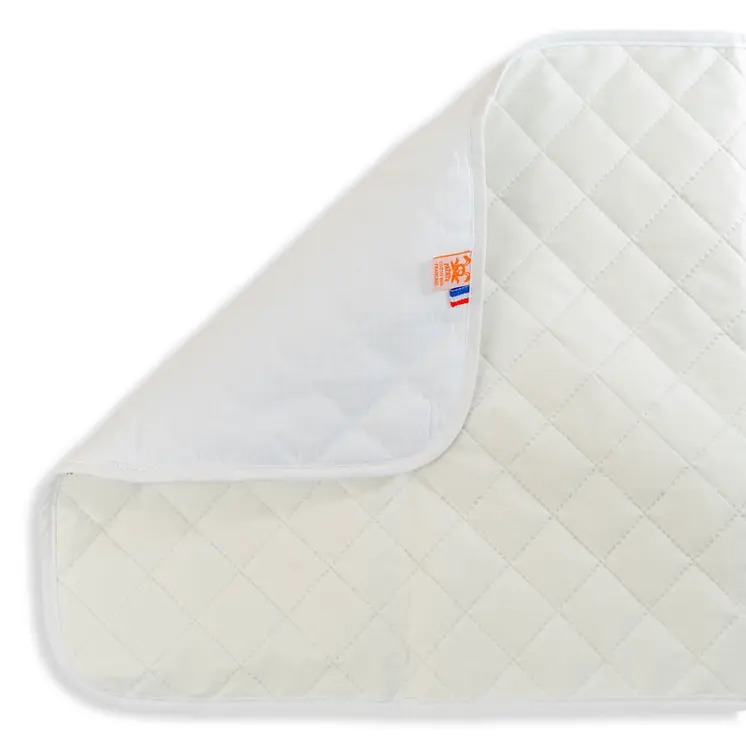 Tapis à Langer en Coton Bio Blanc