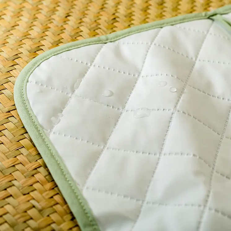Tapis à Langer en Coton Bio Vert