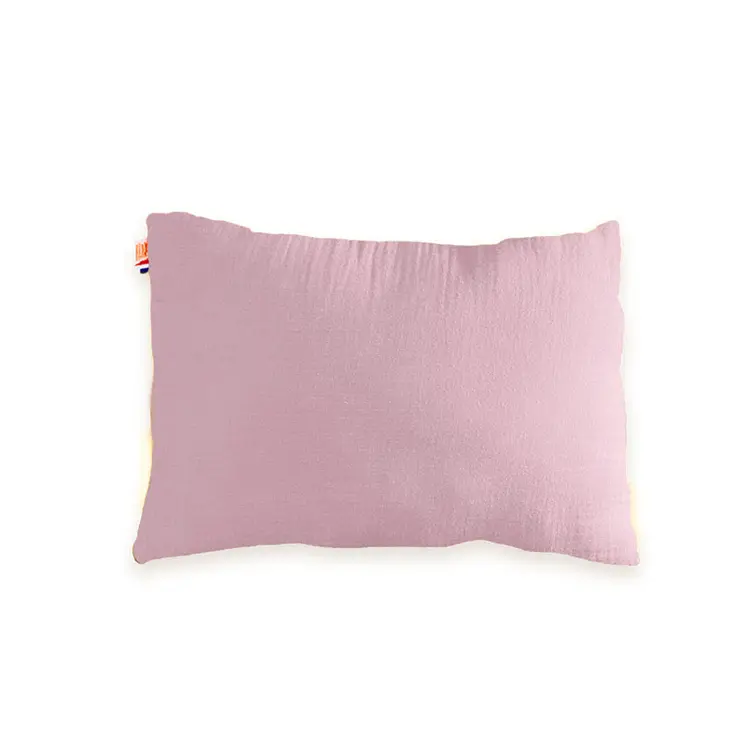Coussin Rectangle en Coton Bio Rose