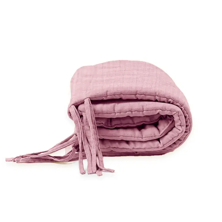 Tour de Lit en Coton Bio Rose