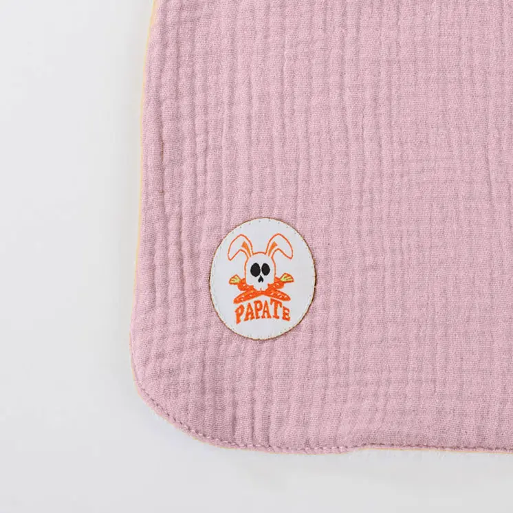 Bavoir en Coton Bio Rose