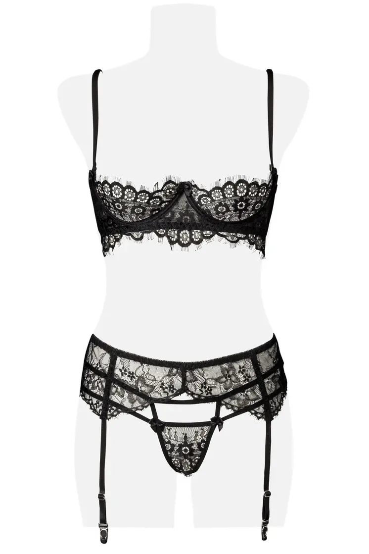 5-teiliges Straps-BH-Set 15128 - XL