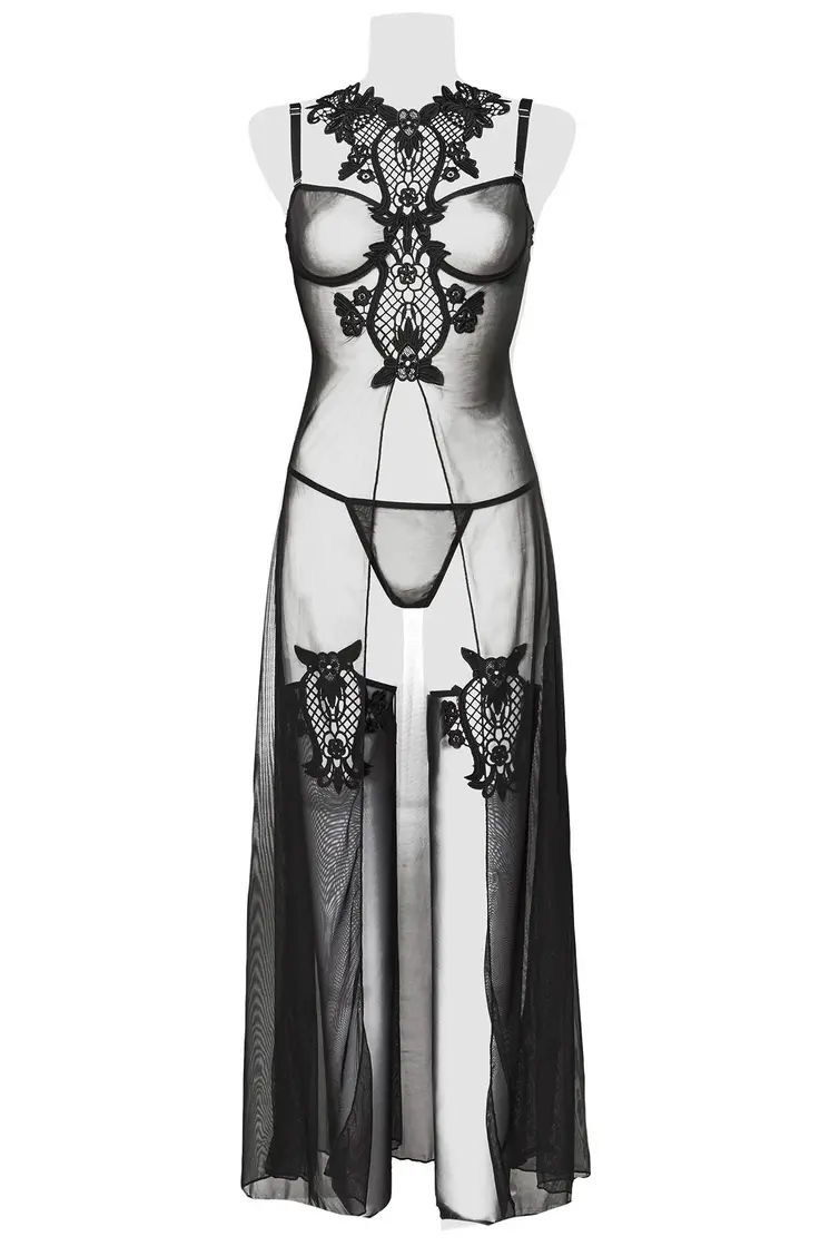 schwarzes Erotik-Set 15264 - XL