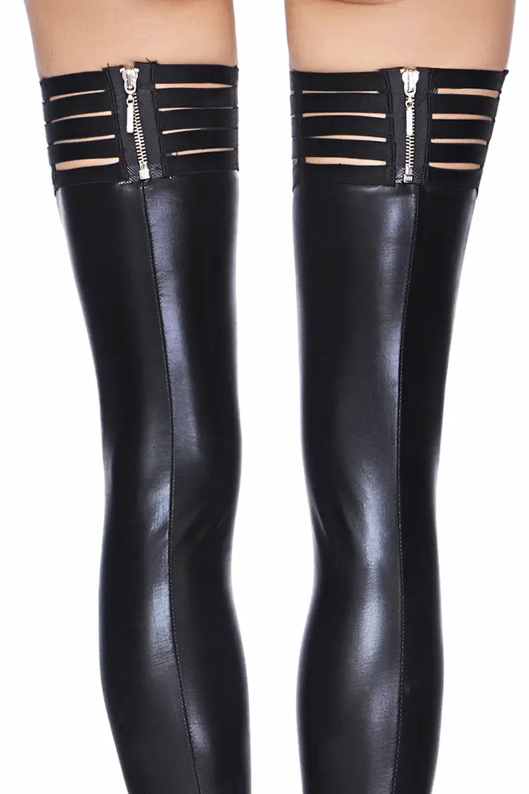schwarze Strümpfe Andes L/XL von 7-Heaven
