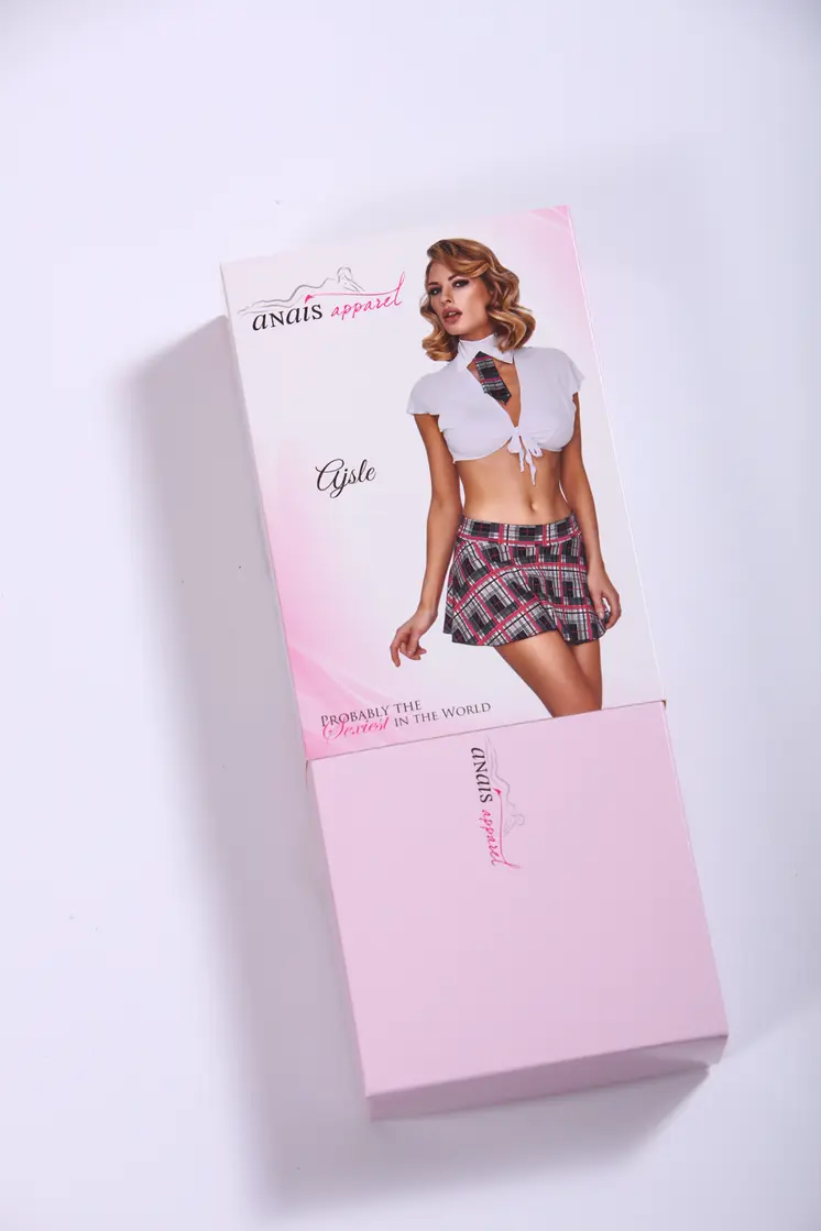 3-teiliges Schulmädchen Kostüm Ajsle - 3XL