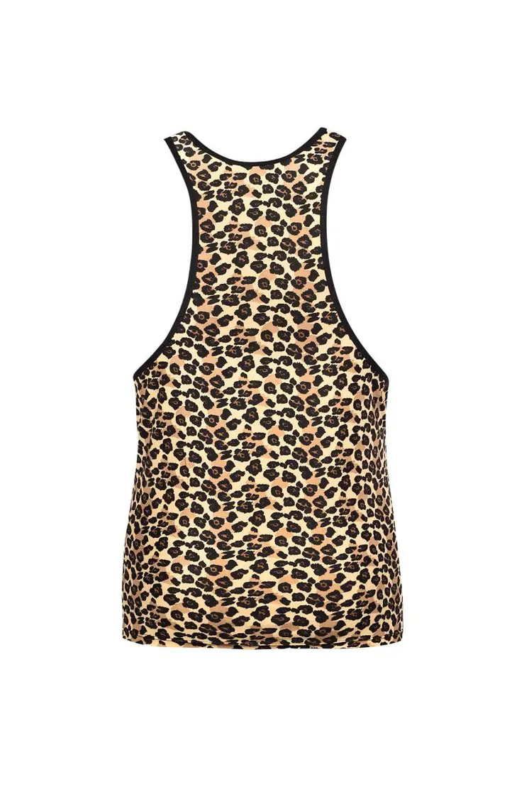 Herren Tank Top 053550 leopard - 3XL