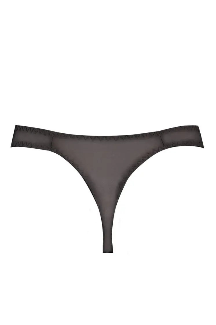 Herren String 052803 schwarz - 3XL