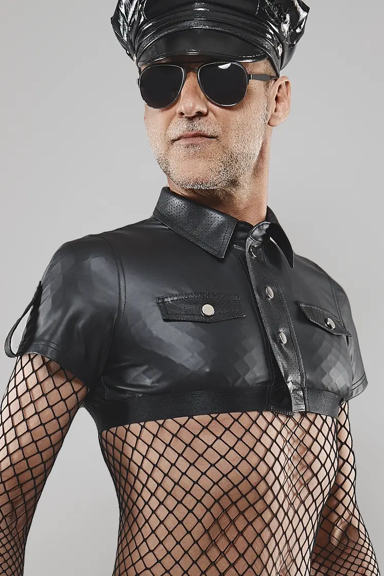 Brust T-Shirt BOAlexander001 schwarz - 2XL