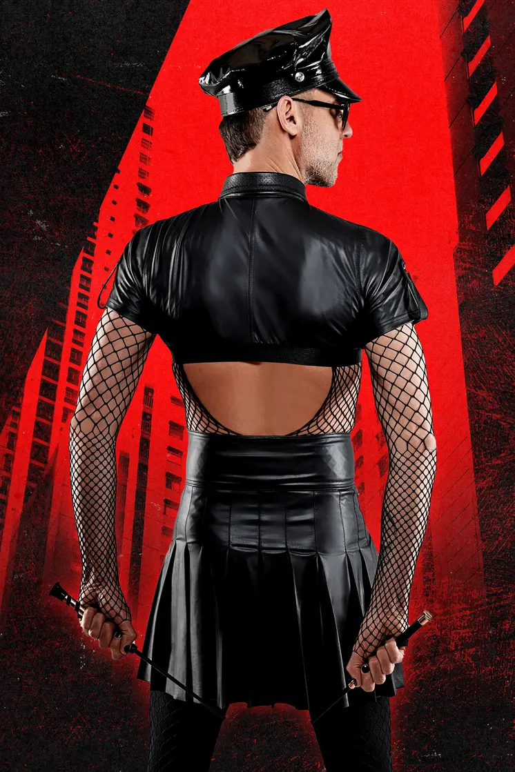 halblanger Rock BOJavier001 schwarz - 2XL