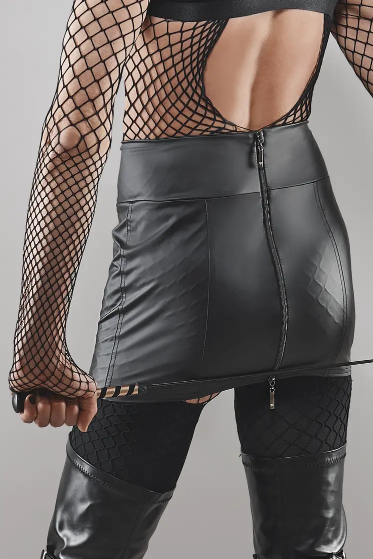 kurzer Rock BOJorge001 schwarz - 2XL