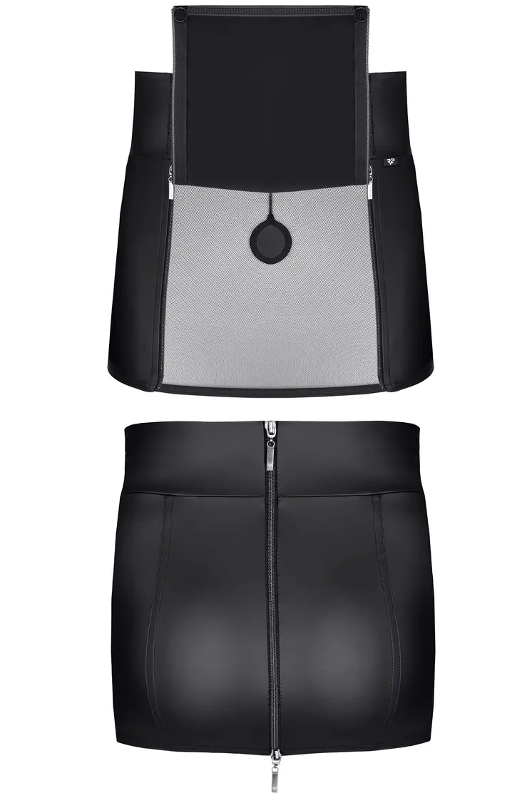 kurzer Rock BOJorge001 schwarz - 2XL