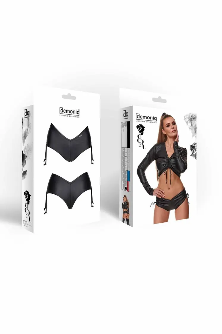 schwarze Damen-Shorts BRAgostina001 - XXL